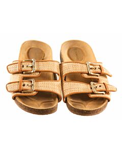 CREWCUTS BROWN SANDALS *NO SIZE TAG RUNS LIKE A SIZE 1 *EUC SIZE CHILD 1