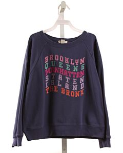 CREWCUTS  NAVY   EMBROIDERED PULLOVER