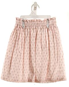 MARY & GRACE  LT PINK  FLORAL  SKIRT