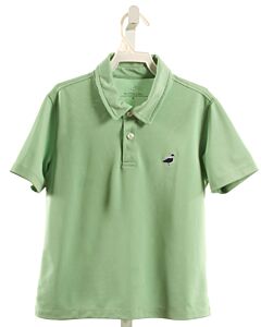 PROPERLY TIED  GREEN PIQUE   KNIT SS SHIRT