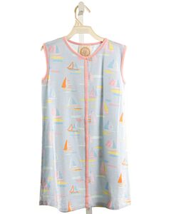 THE BEAUFORT BONNET COMPANY  LT BLUE    KNIT DRESS