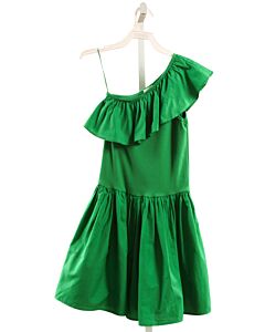 MOLO  GREEN    DRESS WITH RUFFLE