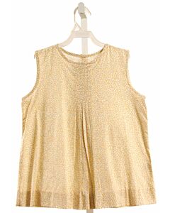 ALICE KATHLEEN  YELLOW  FLORAL  SLEEVELESS SHIRT