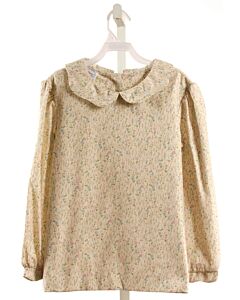 RED BEANS  IVORY  FLORAL  DRESS SHIRT