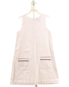 CPC  WHITE PIQUE   DRESS WITH RIC RAC