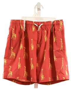 BERMIES  RED    SWIM TRUNKS