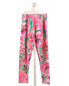 LILLY PULITZER  HOT PINK KNIT FLORAL  LEGGINGS