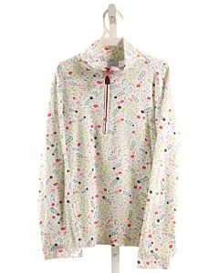 BELLA BLISS  WHITE  FLORAL  PULLOVER