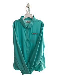 COLUMBIA  GREEN    SHIRT-LS