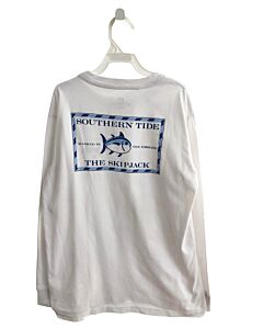 SOUTHERN TIDE  WHITE    KNIT LS SHIRT