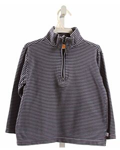 BELLA BLISS  NAVY  STRIPED  PULLOVER