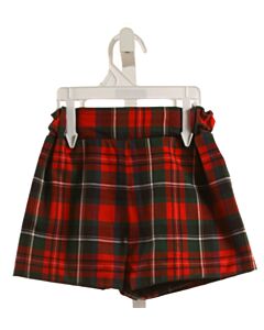 THE BEAUFORT BONNET COMPANY  RED  PLAID  SHORTS