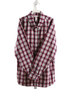 THE BEAUFORT BONNET COMPANY  HOT PINK  PLAID  DRESS SHIRT