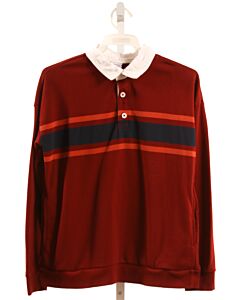 HANNA ANDERSSON  MAROON  STRIPED  PULLOVER
