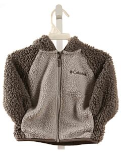 COLUMBIA  GRAY FLEECE   OUTERWEAR