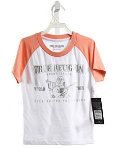 TRUE RELIGION  WHITE   PRINTED DESIGN T-SHIRT