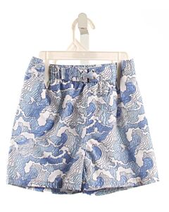 RUFFLE BUTTS  BLUE    SWIM TRUNKS