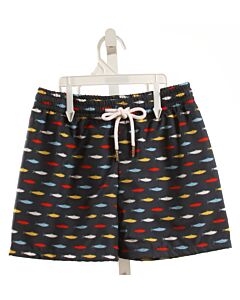 SALTWATER BOYS COMPANY  NAVY  PRINT  SWIM TRUNKS