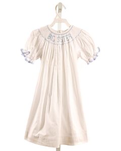 SOUTHERN SUNSHINE KIDS  WHITE PIQUE  SMOCKED DRESS