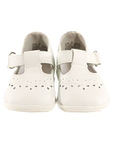 ANGEL BABY SHOES WHITE MARY JANES *NEW WITHOUT TAG *NWT SIZE INFANT 2