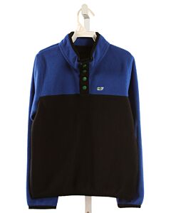 VINEYARD VINES  BLUE FLEECE   PULLOVER