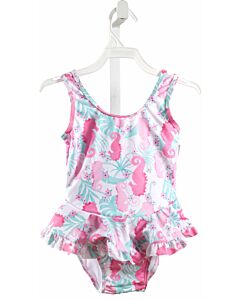 FLAP HAPPY  PINK  PRINT  1-PIECE SWIMSUIT