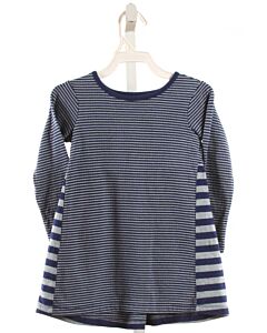 TEA  NAVY  STRIPED  KNIT DRESS