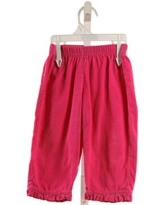 SHOWER ME WITH LOVE  HOT PINK CORDUROY   PANTS WITH RUFFLE