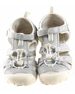 KEEN SILVER SHOES  *EUC SIZE CHILD 4