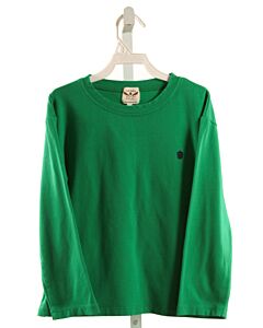 THE OAKS APPAREL   GREEN    KNIT LS SHIRT