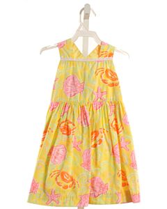 LILLY PULITZER  YELLOW  PRINT  DRESS