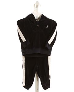 RALPH LAUREN  NAVY VELOUR   2-PIECE OUTFIT