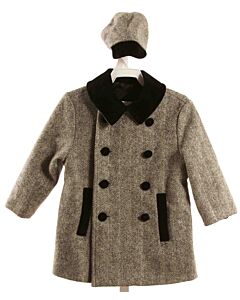 STRASBURG  BLACK WOOL   DRESSY OUTERWEAR