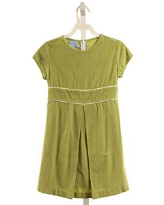 BELLA BLISS  GREEN CORDUROY   DRESS