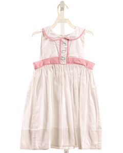 ALICE KATHLEEN  WHITE PIQUE   DRESS