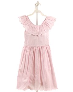 BELLA BLISS  PINK SEERSUCKER STRIPED  DRESS