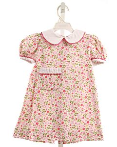 NO TAG  PINK PIQUE FLORAL  DRESS