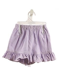 NO TAG  LAVENDER  GINGHAM  SHORTS