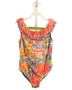 MATILDA JANE  MULTI-COLOR  FLORAL  1-PIECE SWIMSUIT