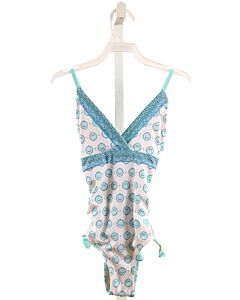 CABANA LIFE  BLUE   PRINTED DESIGN 1-PIECE SWIMSUIT