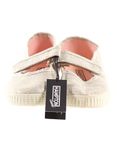 HAMPTON SILVER MARY JANES  *NWT SIZE TODDLER 11