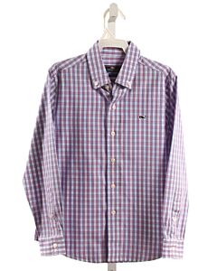 VINEYARD VINES  BLUE  PLAID  DRESS SHIRT