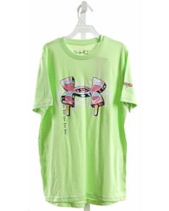 UNDER ARMOUR  LIME GREEN  PRINT  T-SHIRT