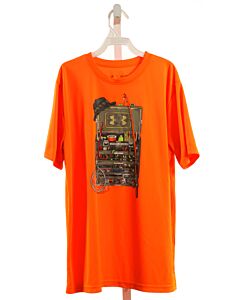 UNDER ARMOUR  ORANGE   PRINTED DESIGN T-SHIRT