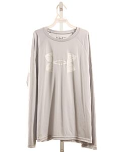 UNDER ARMOUR  GRAY    KNIT LS SHIRT