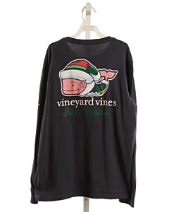 VINEYARD VINES BLUE PRINTED DESIGN T-SHIRT