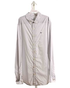 VINEYARD VINES WHITE PLAID DRESS SHIRT