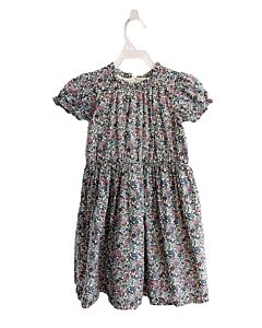 HOPE & HENRY  PURPLE  FLORAL  DRESS