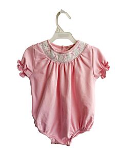 THE BEAUFORT BONNET COMPANY  PINK   SMOCKED KNIT BUBBLE