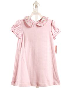 PETIT BEBE  LT PINK  STRIPED  KNIT DRESS